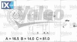 Γεννήτρια VALEO 437348