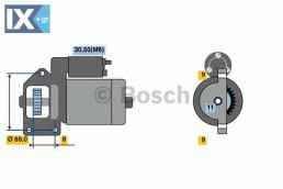 Μίζα BOSCH 0001148009