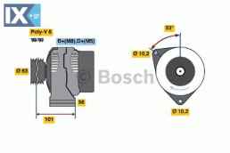 Γεννήτρια BOSCH 0123310011