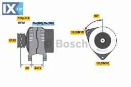 Γεννήτρια BOSCH 0123320012