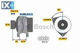 Γεννήτρια BOSCH 0123325011