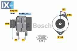 Γεννήτρια BOSCH 0123325012