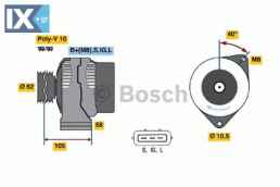 Γεννήτρια BOSCH 0123525500