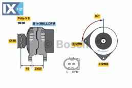 Γεννήτρια BOSCH 0124315003