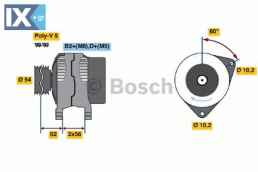 Γεννήτρια BOSCH 0124415001