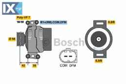 Γεννήτρια BOSCH 0124615028