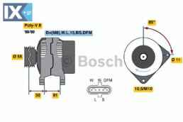 Γεννήτρια BOSCH 0124655006