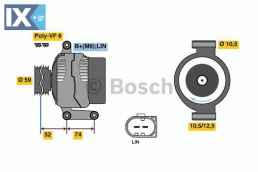 Γεννήτρια BOSCH 0125711058