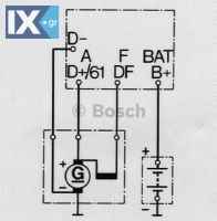 Ρυθμιστής γεννήτριας BOSCH 0190309012