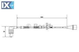 Αισθητήρας, στροφές τροχού BOSCH 0265001288