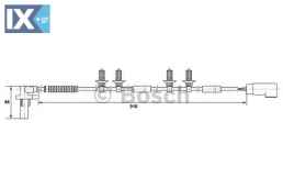 Αισθητήρας, στροφές τροχού BOSCH 0265007404