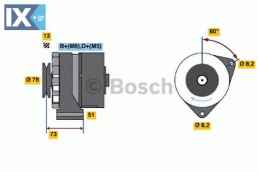 Γεννήτρια BOSCH 0986030670