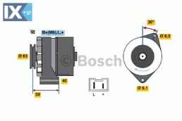 Γεννήτρια BOSCH 0986032261