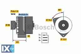 Γεννήτρια BOSCH 0986033290