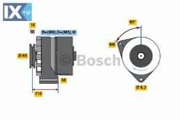 Γεννήτρια BOSCH 0986034500