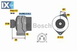 Γεννήτρια BOSCH 0986035601