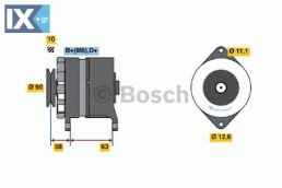 Γεννήτρια BOSCH 0986035630