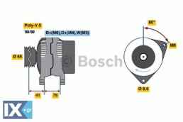 Γεννήτρια BOSCH 0986036701