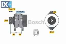 Γεννήτρια BOSCH 0986037201