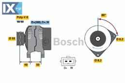 Γεννήτρια BOSCH 0986038070