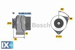 Γεννήτρια BOSCH 0986038730