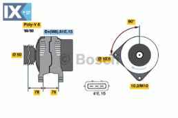 Γεννήτρια BOSCH 0986039720