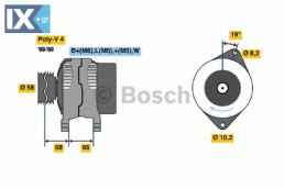 Γεννήτρια BOSCH 0986040101