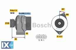 Γεννήτρια BOSCH 0986040501