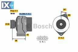 Γεννήτρια BOSCH 0986040501