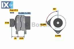 Γεννήτρια BOSCH 0986041000