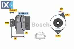 Γεννήτρια BOSCH 0986041391