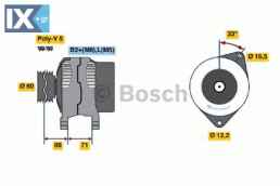 Γεννήτρια BOSCH 0986042010