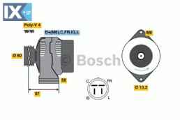 Γεννήτρια BOSCH 0986042341