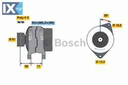 Γεννήτρια BOSCH 0986042760