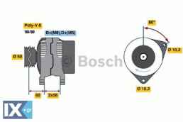 Γεννήτρια BOSCH 0986044350