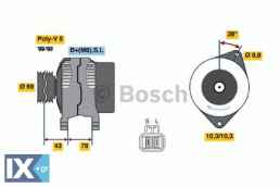 Γεννήτρια BOSCH 0986044721