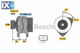 Γεννήτρια BOSCH 0986044890