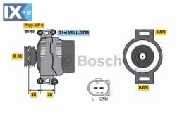 Γεννήτρια BOSCH 0986044910