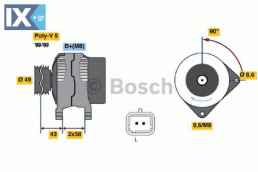 Γεννήτρια BOSCH 0986045101