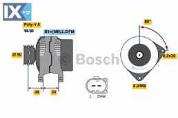 Γεννήτρια BOSCH 0986045310