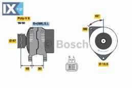 Γεννήτρια BOSCH 0986045641