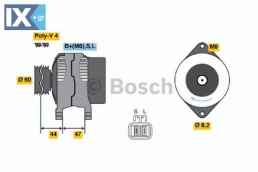 Γεννήτρια BOSCH 0986045941