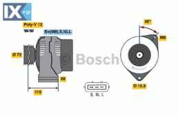 Γεννήτρια BOSCH 0986046040