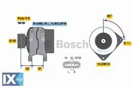 Γεννήτρια BOSCH 0986047410