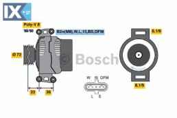 Γεννήτρια BOSCH 0986047820