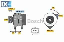 Γεννήτρια BOSCH 0986080070