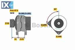 Γεννήτρια BOSCH 0986080080