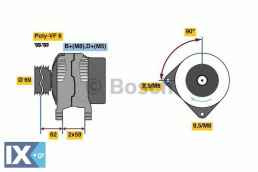 Γεννήτρια BOSCH 0986080080