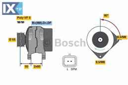 Γεννήτρια BOSCH 0986080140