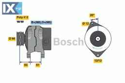 Γεννήτρια BOSCH 0986080280